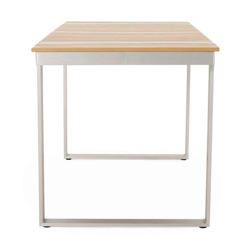 Cibola Outdoor Aluminum Dining Table by Christopher Knight Home - 62.75 W x 27.50 D x 30.00 H