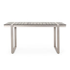 Cibola Outdoor Aluminum Dining Table by Christopher Knight Home - 62.75 W x 27.50 D x 30.00 H