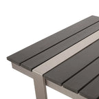 Cibola Outdoor Aluminum Dining Table by Christopher Knight Home - 62.75 W x 27.50 D x 30.00 H