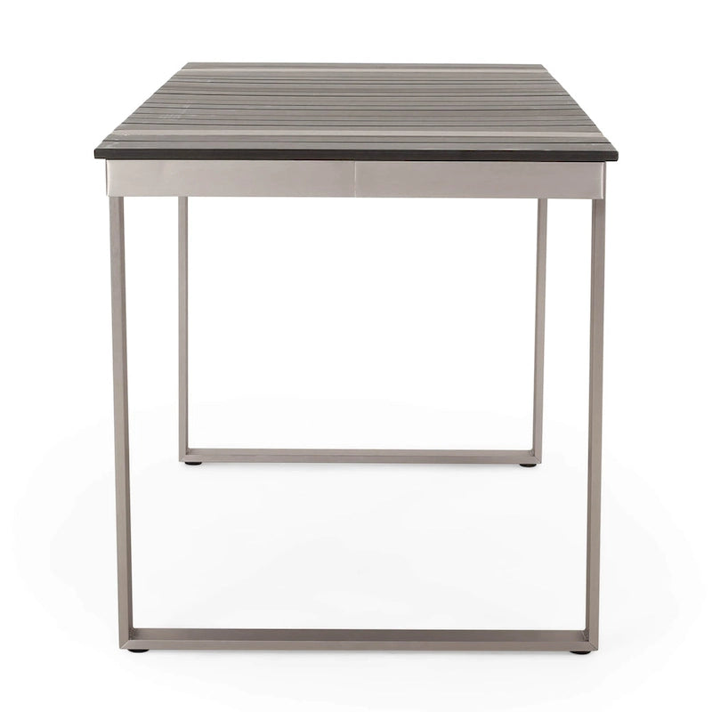 Cibola Outdoor Aluminum Dining Table by Christopher Knight Home - 62.75 W x 27.50 D x 30.00 H