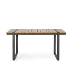 Cibola Outdoor Aluminum Dining Table by Christopher Knight Home - 62.75 W x 27.50 D x 30.00 H