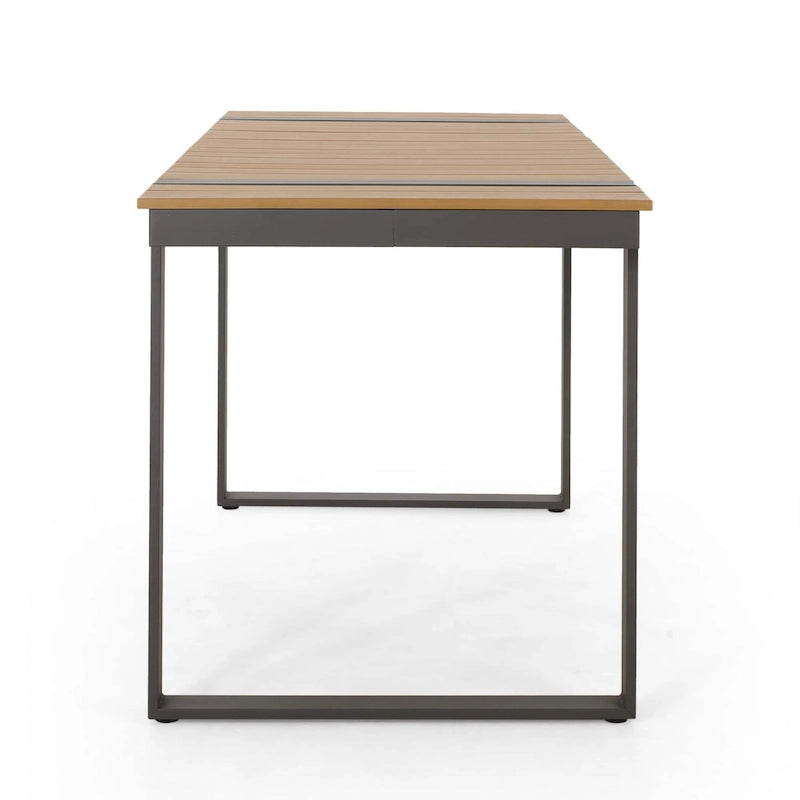 Cibola Outdoor Aluminum Dining Table by Christopher Knight Home - 62.75 W x 27.50 D x 30.00 H