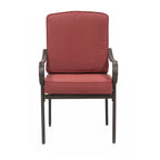 Augusta 5 Piece Outdoor Patio Dining Set with Square Table