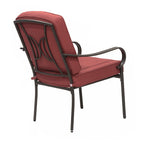 Augusta 5 Piece Outdoor Patio Dining Set with Square Table