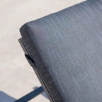 Navan Outdoor Aluminum Chaise Lounge with Cushion (Set of 4) by Christopher Knight Home