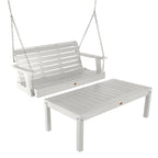 HIGHWOOD Weatherly 4-Foot Swing and Coffee Table