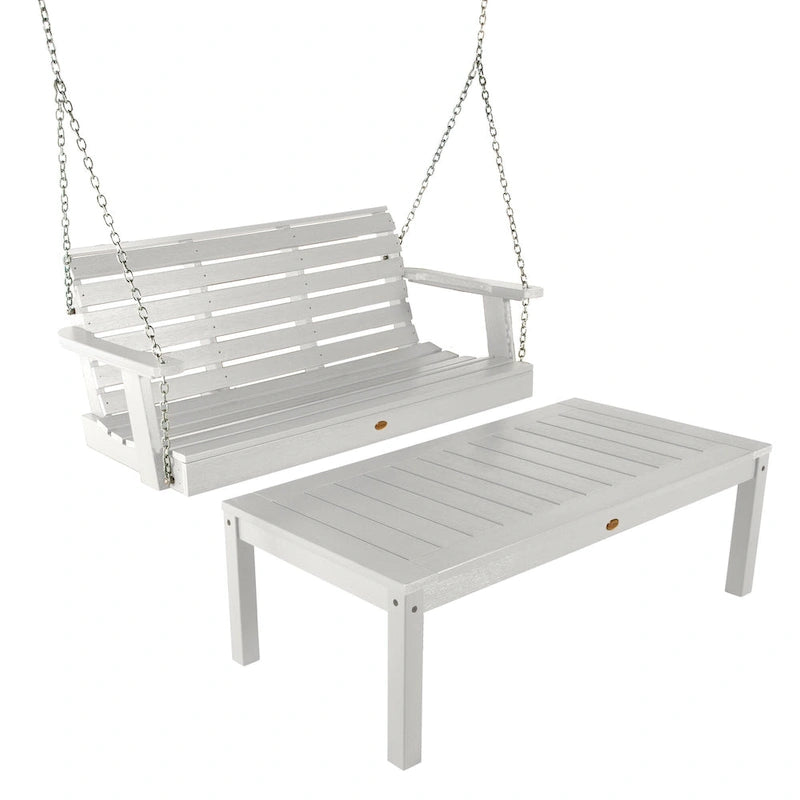 HIGHWOOD Weatherly 4-Foot Swing and Coffee Table