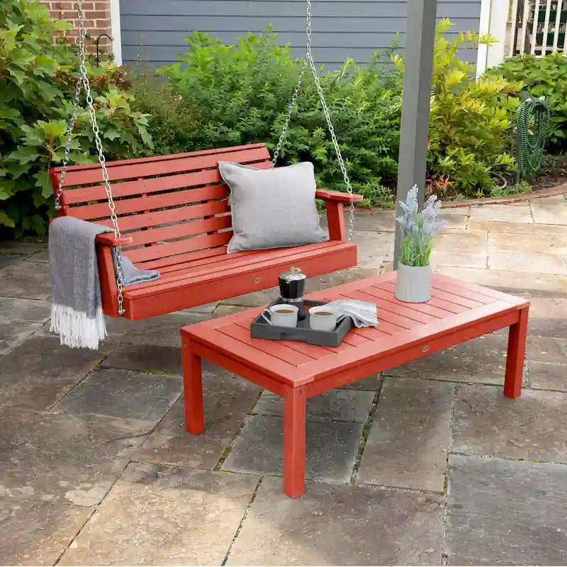 HIGHWOOD Weatherly 4-Foot Swing and Coffee Table