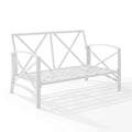 Kaplan Outdoor Metal Loveseat - 54 W x 30.5 D x 32 H