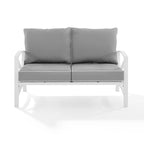 Kaplan Outdoor Metal Loveseat - 54 W x 30.5 D x 32 H