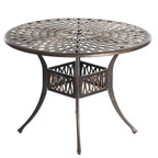 Indoor and Outdoor Dinning Set Bistro Cast Aluminum.