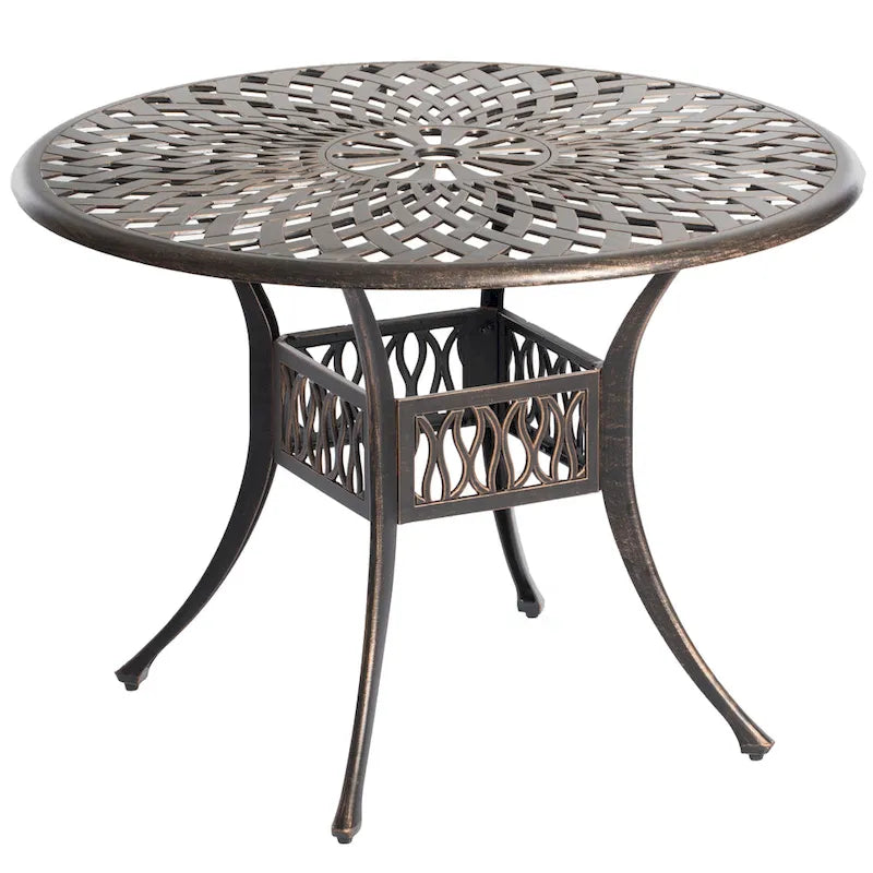 Indoor and Outdoor Dinning Set Bistro Cast Aluminum.