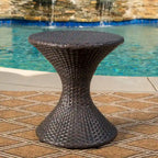 Riggs Outdoor 3-Piece Round Wicker Chat Set by Christopher Knight Home