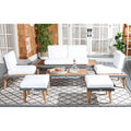 SAFAVIEH Svatava 6-Piece Outdoor Patio Set - 69Wx28Dx28H