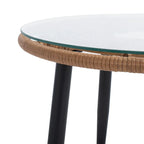 SAFAVIEH Outdoor Scarlet Natural/ Beige 3-Piece Lounger Set - 31Wx34Dx33H