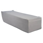 SAFAVIEH Outdoor Goldia Sunlounger Grey Cover - 24.8 Wx 78.7 L x 16.9 H - 25Wx79Dx17H