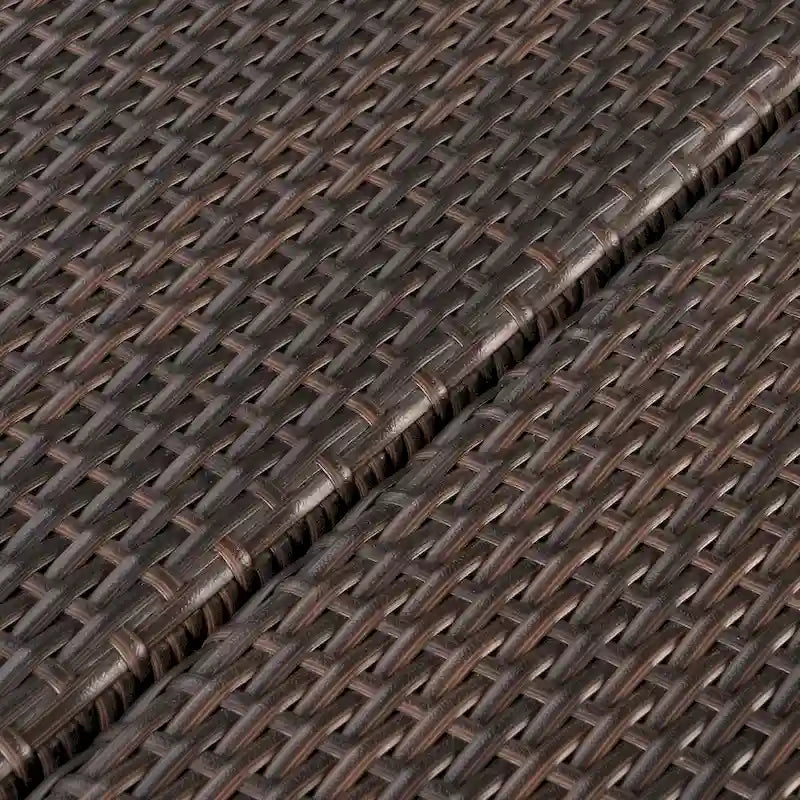 Chadney Outdoor 9-piece Square Wicker Dining Set with Cushions by Christopher Knight Home