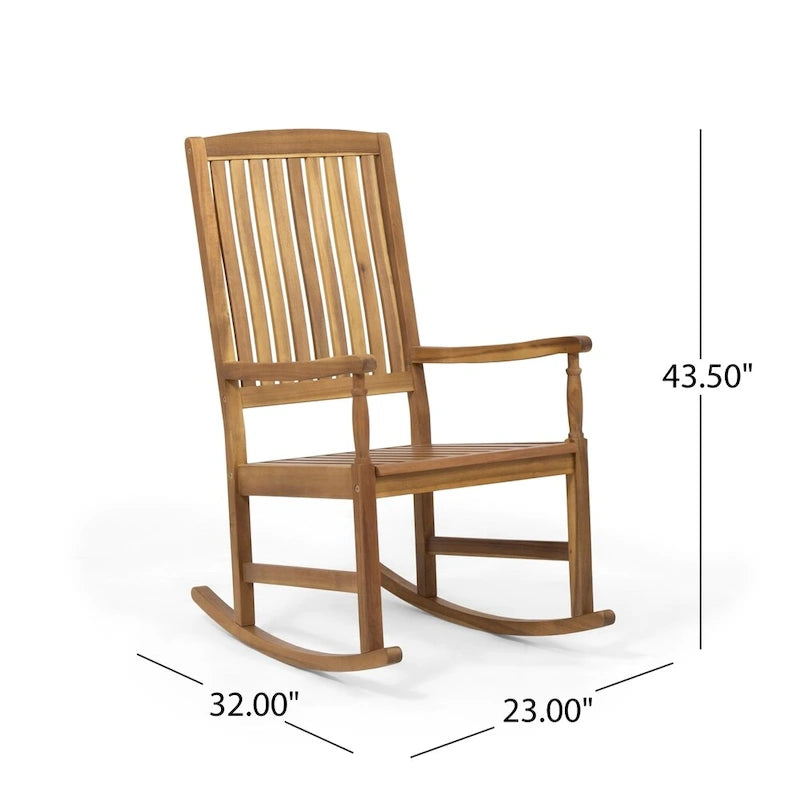 Christopher Knight Home Arcadia Outdoor Rocking Chairs and Side Table Set