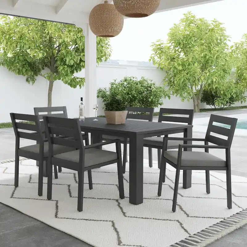 Homestyles Grayton Outdoor 7-Piece Dining Set - 38 x 29 x 68