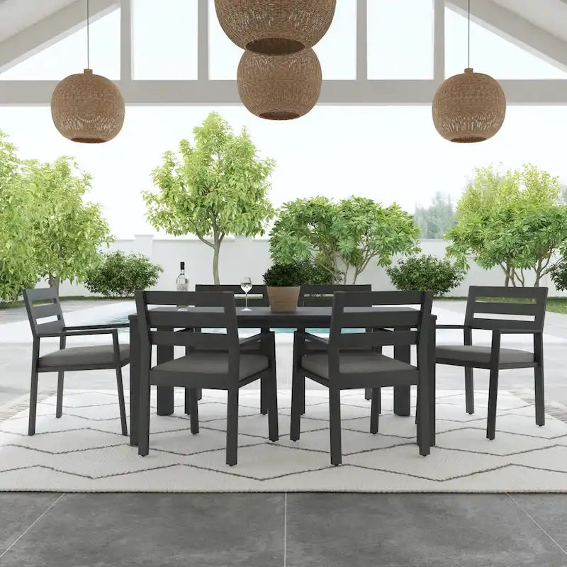Homestyles Grayton Outdoor 7-Piece Dining Set - 38 x 29 x 68