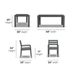 Homestyles Grayton Outdoor 7-Piece Dining Set - 38 x 29 x 68