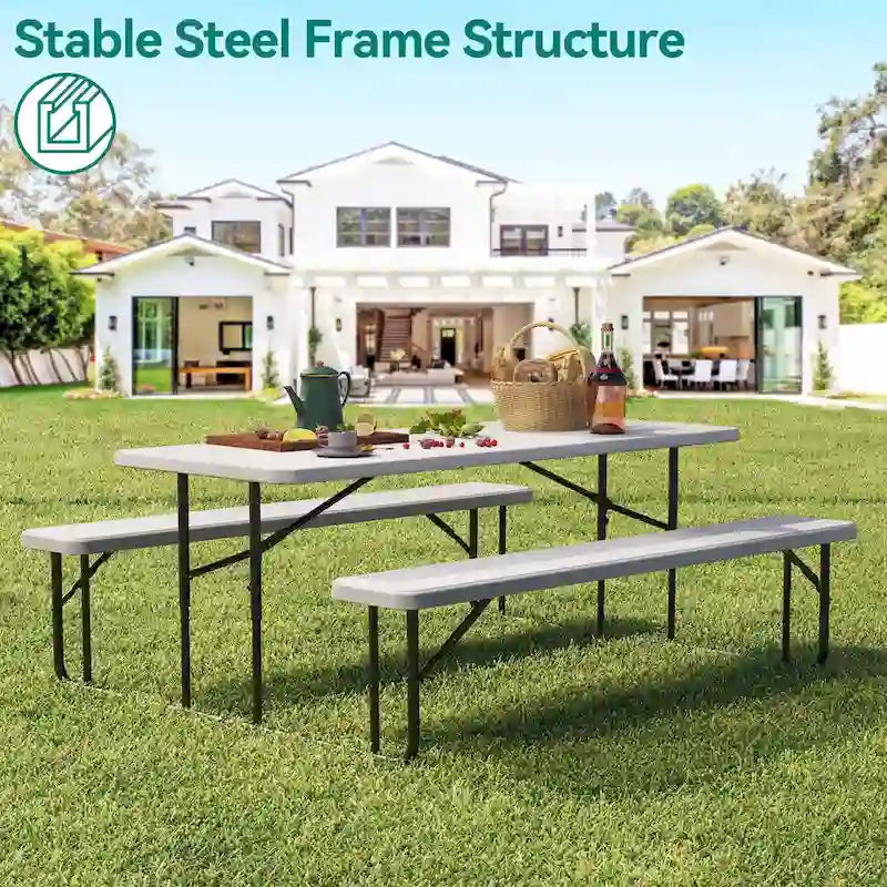 4 - Person Outdoor Picnic Table