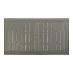 Signature Design by Ashley Visola Gray Rectangular Outdoor Poly All Weather Dining Table Only - 72W x 42D x 29H