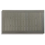 Signature Design by Ashley Visola Gray Rectangular Outdoor Poly All Weather Dining Table Only - 72W x 42D x 29H
