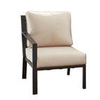 Patio Festival Outdoor X-Back Collection Right Arm Patio Chair