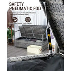 Outdoor Patio Furniture PE Wicker Bench, Rattan Sofa