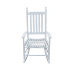 wooden porch rocker chair,wide seat and armrest for comfort