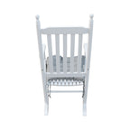wooden porch rocker chair,wide seat and armrest for comfort