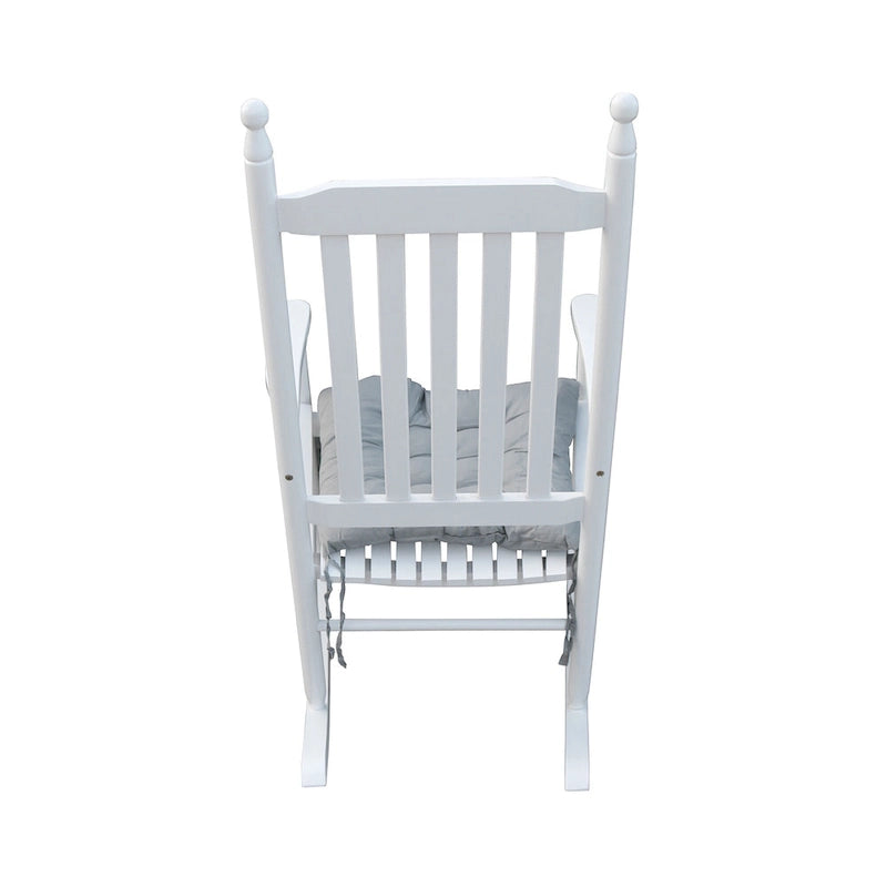 wooden porch rocker chair,wide seat and armrest for comfort