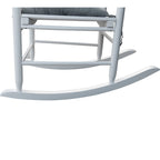 wooden porch rocker chair,wide seat and armrest for comfort