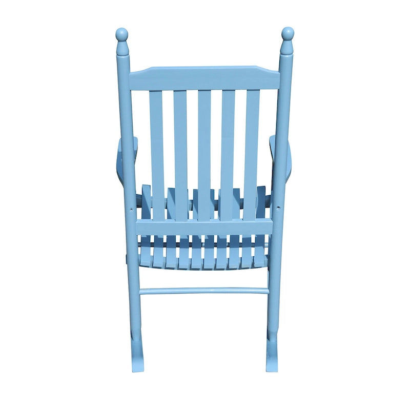 wooden porch rocker chair,wide seat and armrest for comfort