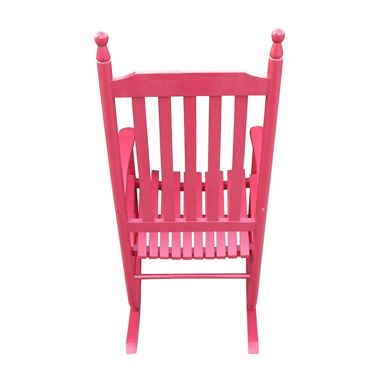 wooden porch rocker chair,wide seat and armrest for comfort