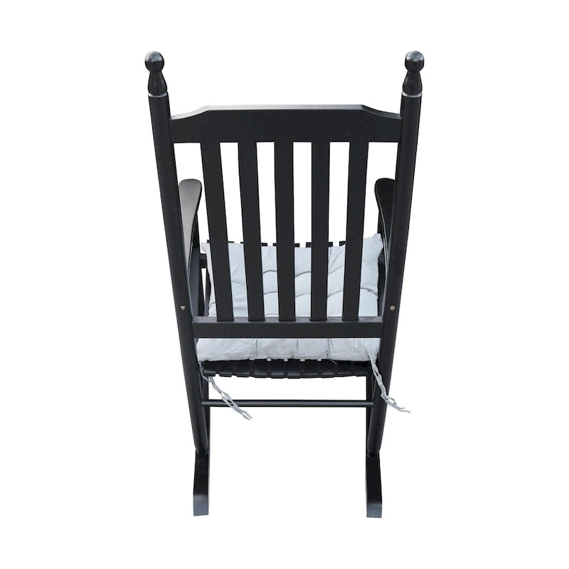 wooden porch rocker chair,wide seat and armrest for comfort