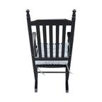 wooden porch rocker chair,wide seat and armrest for comfort
