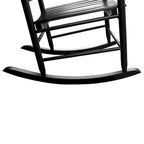 wooden porch rocker chair,wide seat and armrest for comfort
