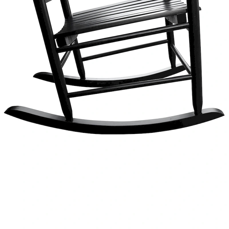 wooden porch rocker chair,wide seat and armrest for comfort