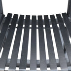 wooden porch rocker chair,wide seat and armrest for comfort