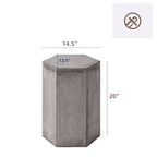 VENTOPYR MGO Hexagon Side Table