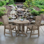 Weatherly 3-piece Outdoor Dining Set - 36 Round Table, Dining-height