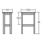 Lehigh Eco-friendly Outdoor Bar Height Stool