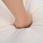 Outdoor Woven Rope Swing Sofa with Soft Cushions