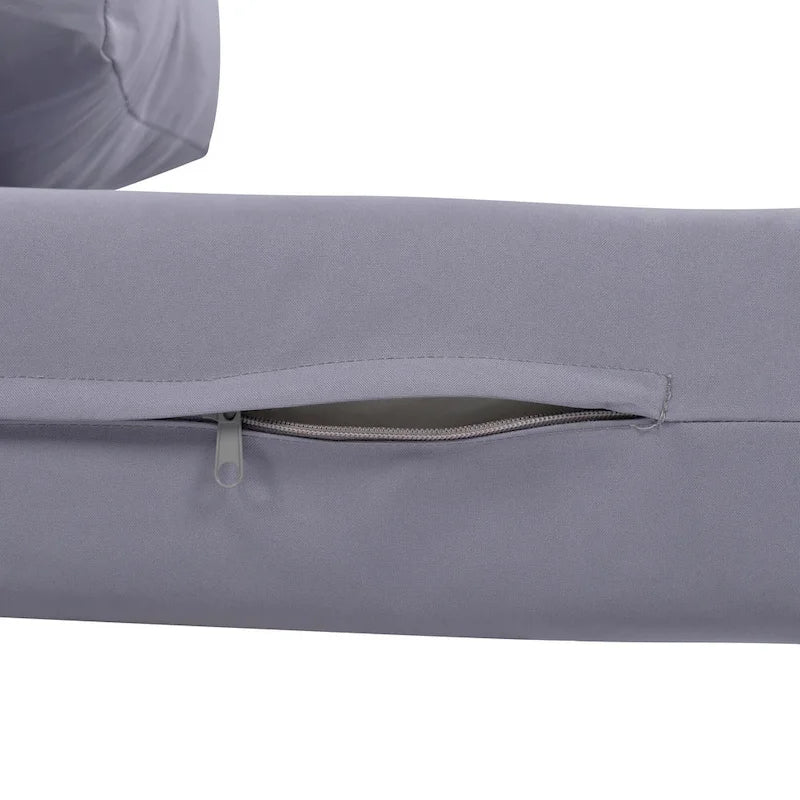 Outdoor Woven Rope Swing Sofa with Soft Cushions