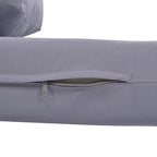 Outdoor Woven Rope Swing Sofa with Soft Cushions