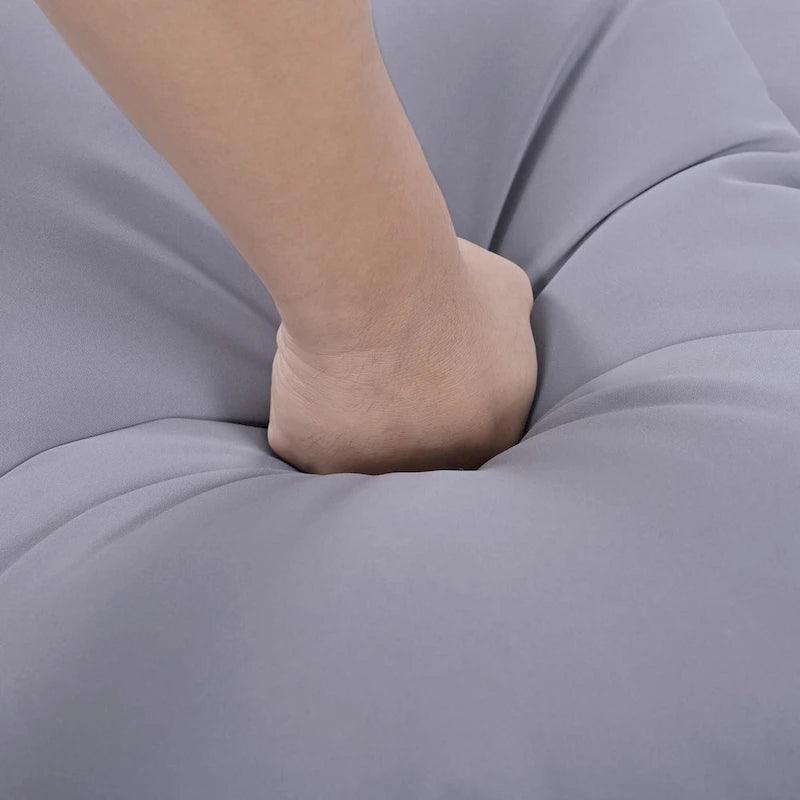 Outdoor Woven Rope Swing Sofa with Soft Cushions