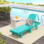 Polytrends Altura Armless Poly Eco-Friendly All Weather Reclining Chaise Lounge