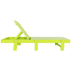 Polytrends Altura Armless Poly Eco-Friendly All Weather Reclining Chaise Lounge